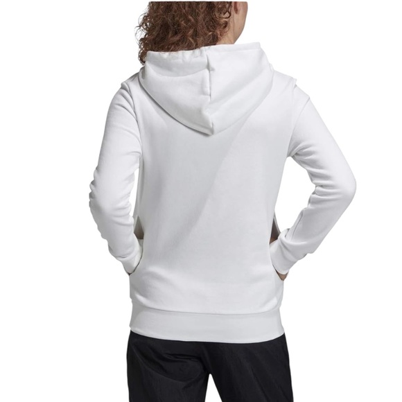 Adidas White Logo Hoodie - Picture 2 of 9